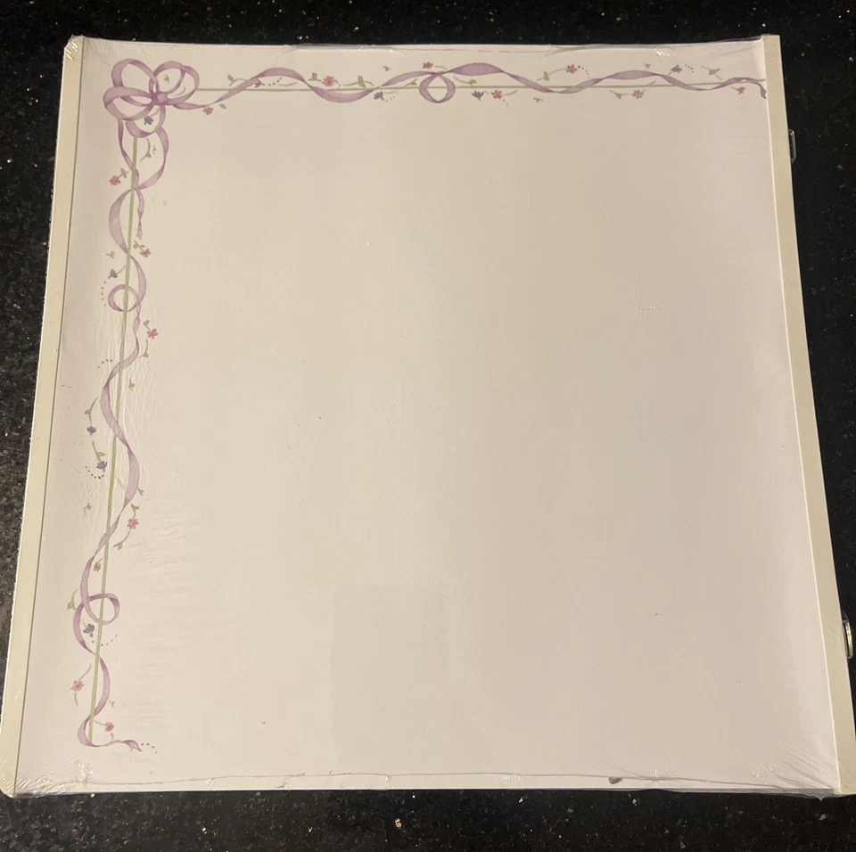 НОВЫЕ пустые страницы для скрапбукинга Creative Memories 12X12 лавандовая лента RCM12BB - Изображение 2 из 2