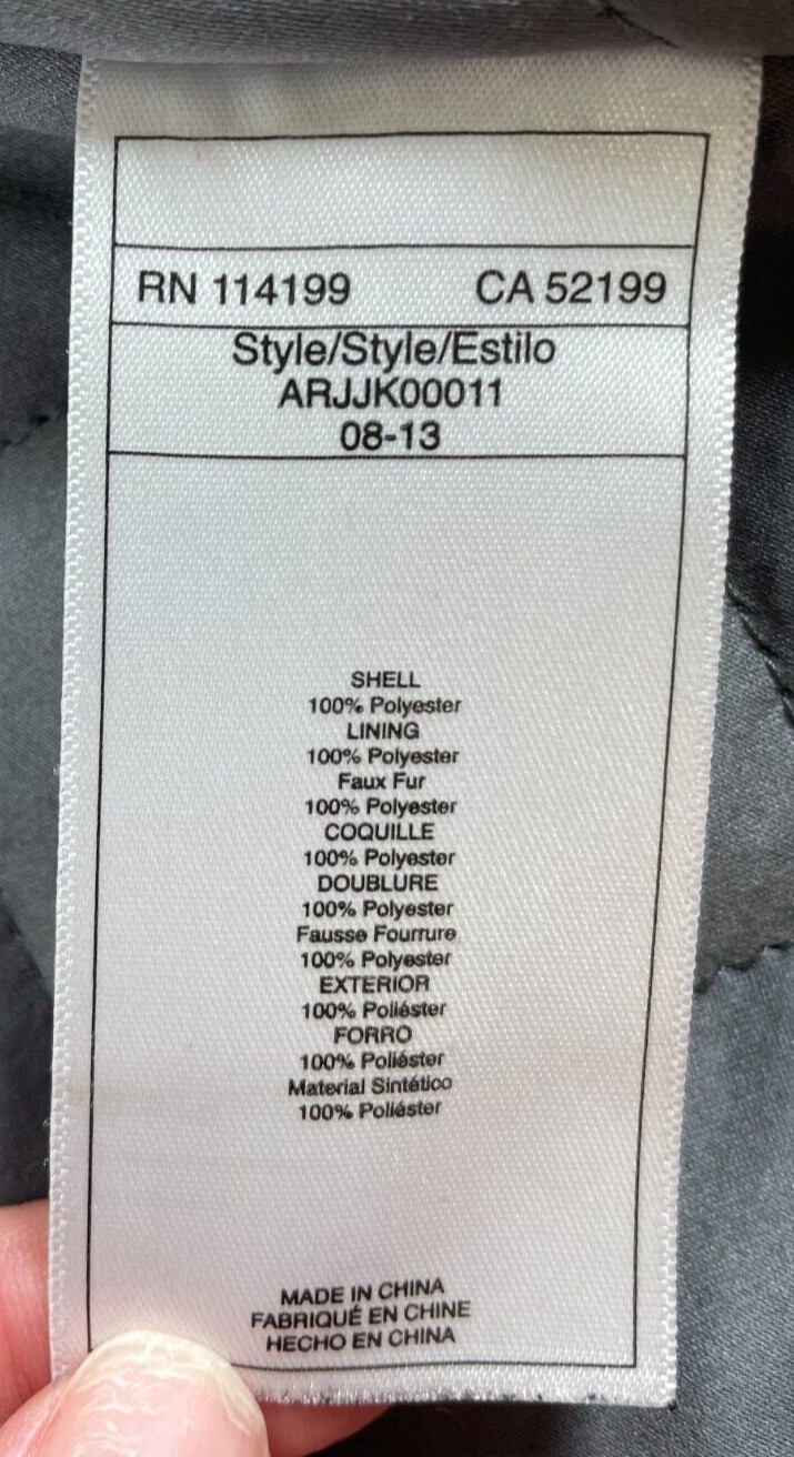 Roxy Womens Multicolor Button Up Coat Jacket Hood… - image 9