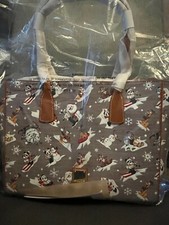 Mickey Mouse and Friends Holiday Christmas Disney Dooney & Bourke Tote Bag