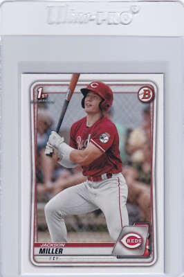 2020 BOWMAN DRAFT 1ST RC JACKSON MILLER CINCINNATI REDS ROOKIE