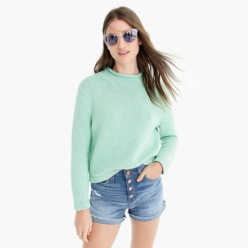 J Crew Women's High-rise denim short 
