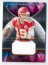 PATRICK MAHOMES 2021 PANINI BLACK FUTURISTIC JERSEY #17/25 CHIEFS