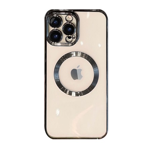 For Apple iPhone 13 12 Pro Max Clear Case Slim Plating Mag Safe Magnetic Cover - Zdjęcie 3 z 16