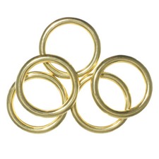 Brass O-Rings Great for DIY Projects, Decoration Art