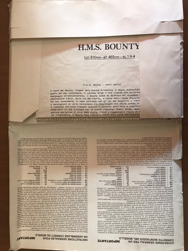 DISEGNI NAVE H.M.S. BOUNTY SCALA 1:64 - Foto 2 di 4