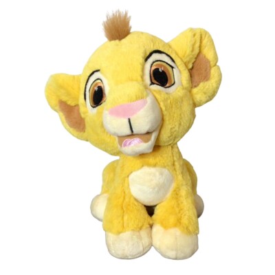 Disney Parks Lion King Simba Cub Plush Stuffed Toy 9'' Seated Sitting Baby