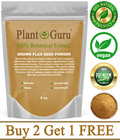 Brown Flax Seed Powder 8 oz. Omega-3 NON GMO 100% Pure Flaxseed Ground Meal Bulk