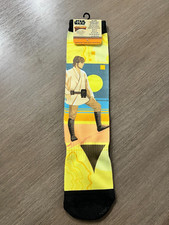 Disney Parks Star Wars Tatooine Luke Skywalker Adult Socks NEW