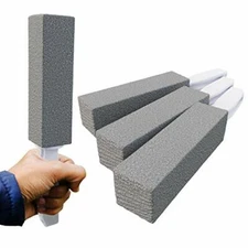 Small Non-Scratch Pumice Cleaning Stone w/Ergonomic Handle for Kitchen & Bath