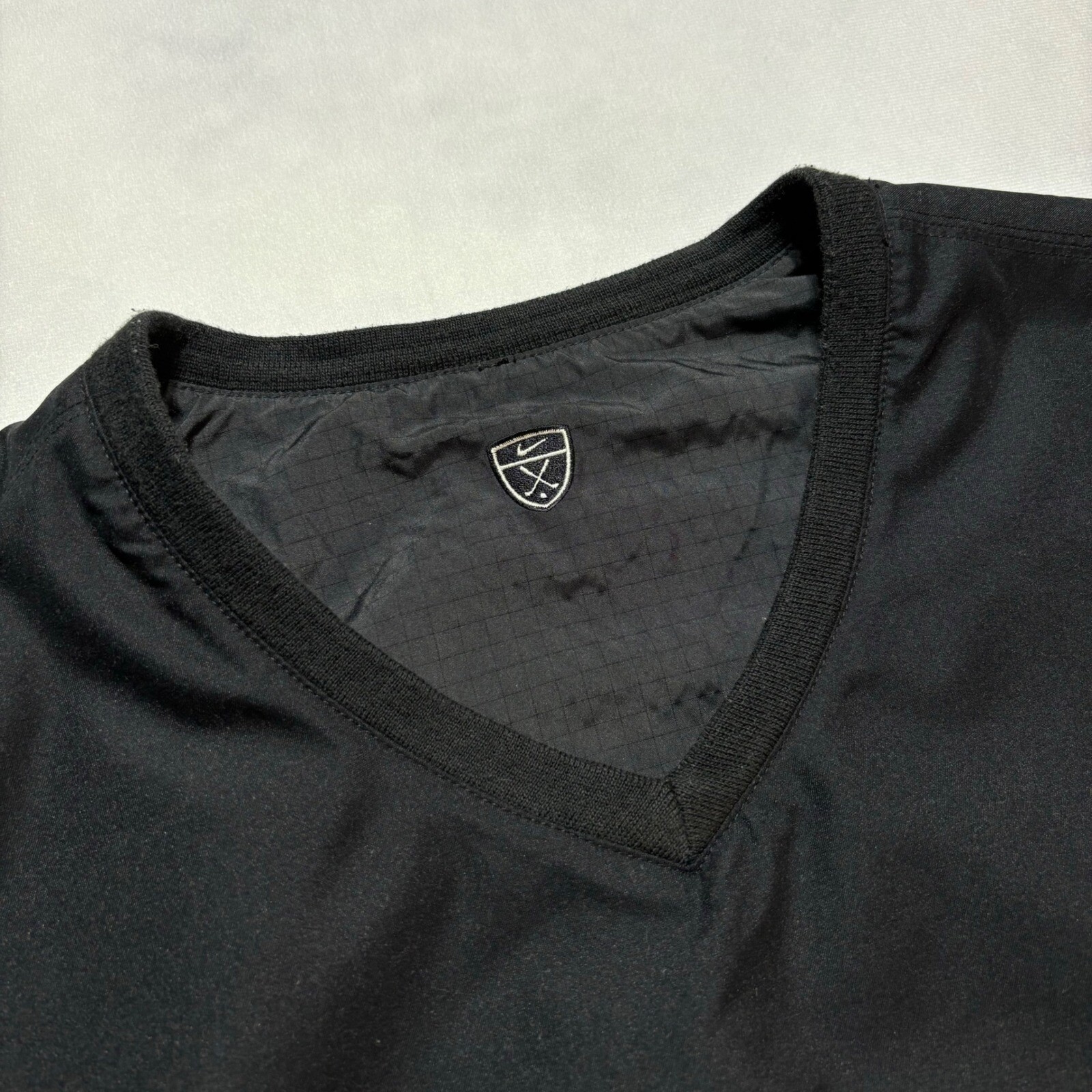 SACAI X NIKE Vintage Nike Golf Pullover Giacca a Vento Reversibile Leggero Nero Uomo XL