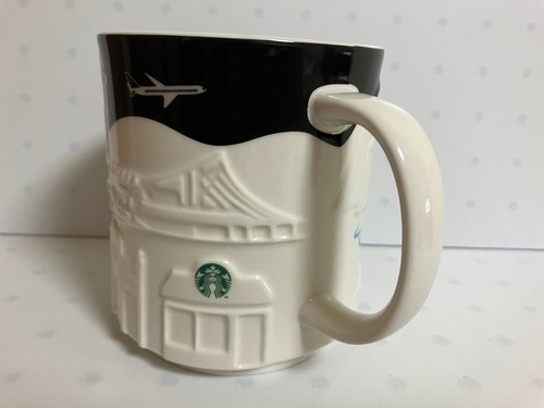 Taoyuan Taiwan Starbucks coffee Cup Mug 16oz Relief 3D Collector Series Ceramic - Picture 8 of 14