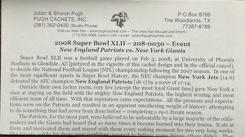 Pugh Super Bowl 41 New York Giants molesta derrota de los New England Patriots - Imagen 2 de 2