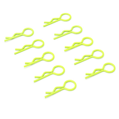 1/10 RC Car Body Clips Gold Anodized Finish 10pcs. Bent Angled from Rotor Ron