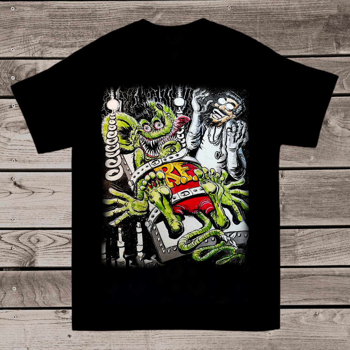 Ed Roth Rat Fink Funny Cotton Short Sleeve Black All Size Unisex T Ed Roth Rat Fink Funny Cotton Short Sleeve Black All Size Unisex T