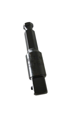 WHITE-USA LINEMAN'S 7/16'' to 1/2'' IMPACT SOCKET ADAPTER WITH DETENT PIN SH1614P7