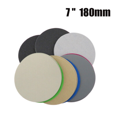 180mm Wet and Dry Sanding Discs 7 in Sandpaper Hook and Loop Pads 60-10000 Grit