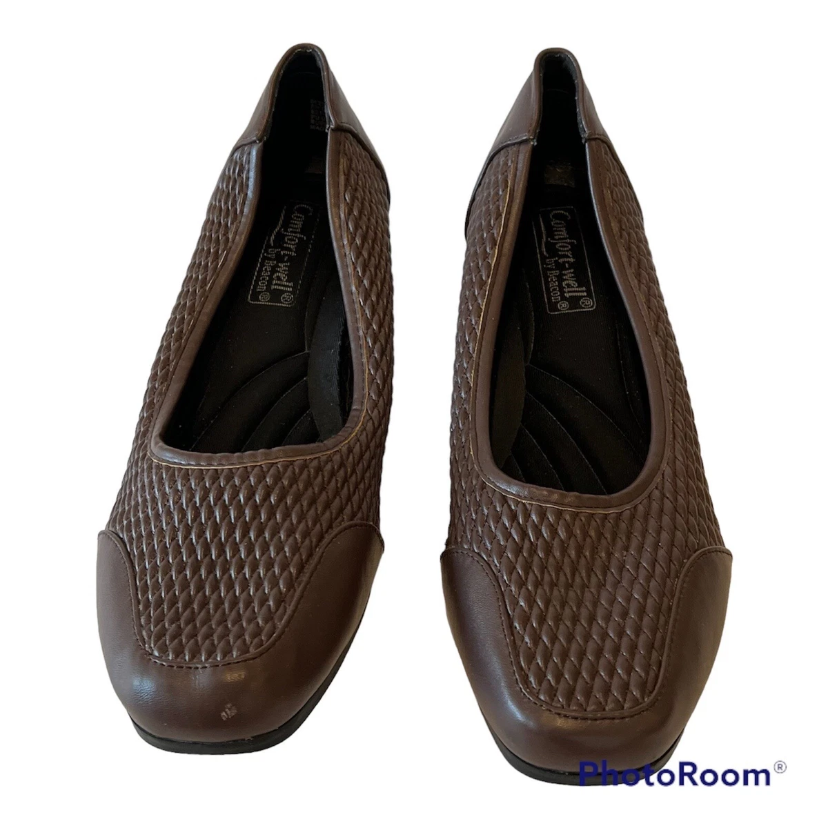 Comfort Well by Beacon Womens Casual Shoes Stretch Low Pump Brown