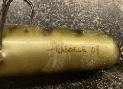 LUNKER PUNKER JR Wood topwater Black Dog Bait Co. rare perchoir OG