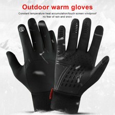 Winter Cycling Bike Gloves for Men Women Waterproof Thermal Touchscreen Warm