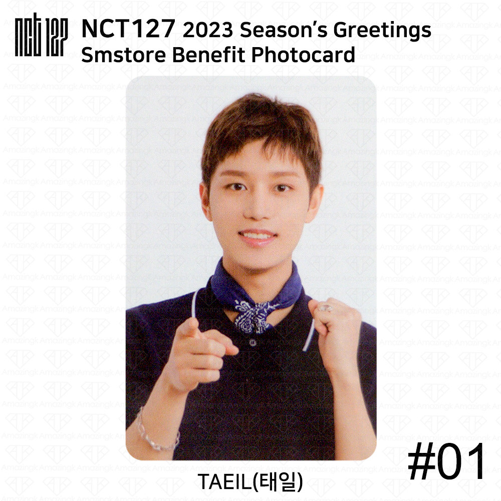 NCT 127 2023 Season's Greetings POB Photocard Aladin SM Store
