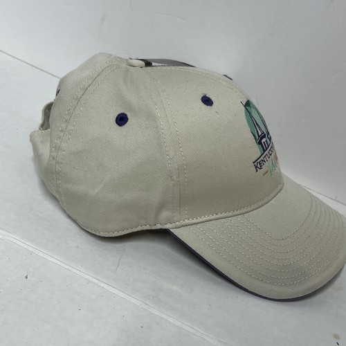 The Game 2015 141st Kentucky Derby Cotton Hat Cap Strapback Beige Purple New - Picture 6 of 11