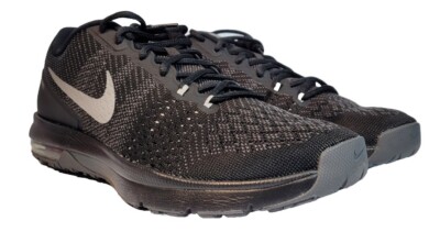 Nike Men's Air Max Typha Training Shoe, Black/Metallic Silver, Size