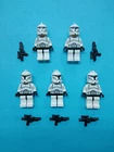 Lego Star Wars Lot of 5 Minifigures Ep. 2 Clone Troopers w/ Blasters 75000!