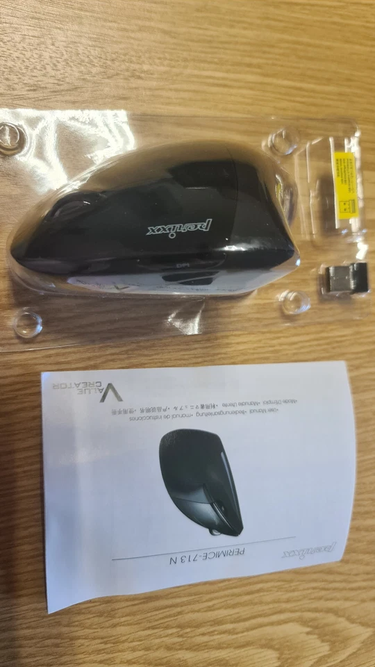 Perixx PERIMICE-713N, ergonomische vertikale Maus, schwarz - Bild 3 von 3