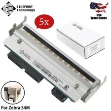 5pcs Printhead for Zebra S4M 203dpi Thermal Barcode Label Printer G41400M USA