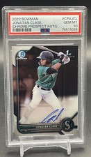 2022 bowman jonatan clase 1st Auto #cpajcl - Psa 10