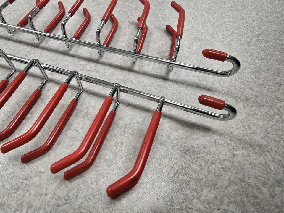 Whitmor Swivel Tie Hanger with Belt Loops Chrome / Red - Image 2 of 3