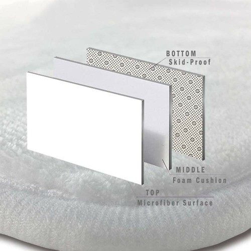 3pcs Badematte Badvorleger Badgarnitur Rutschfest Marmor Badteppich WC-Vorleger` - Bild 5 von 34
