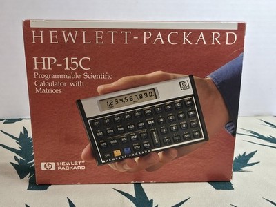 Hewlett-Packard HP-15C Programmable Scientific Vintage Calculator, 1987