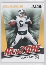 2011 Score In the Zone Gold Zone Mark Sanchez #16 0b6