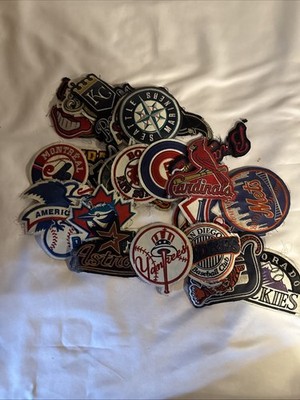 Lot Of 29 Vintage MLB Baseball Patches Indians Expos Red Sox Yankees Dodgers