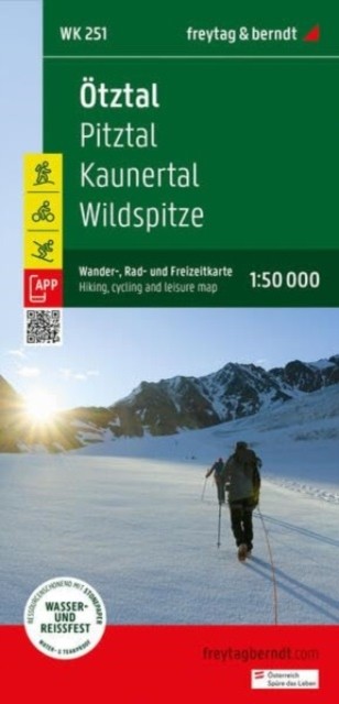 Otztal Hiking, Cycling and Leisure Map (Sheet map, folded)