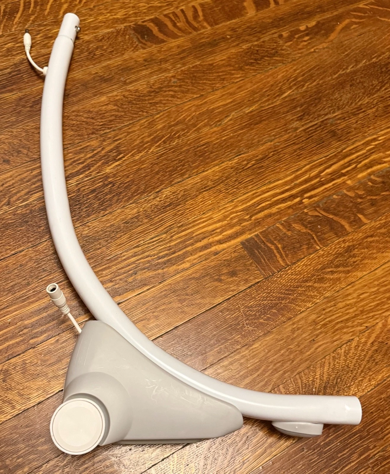 Ingenuity InLighten Soothing Swing/Rocker-LEFT UPRIGHT FOOT W/WHEEL -PARTS ONLY