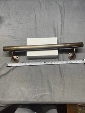 2 Ft. Bronze Aluminum Round Straight Handrail Kit.