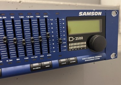Samson D-2500 Dual 31 Band EQ / Feedback Management System