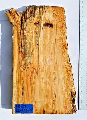 @NUTS SALE!@ Phoenix Flame BE Maple Live Edge Root Burl 22 x 13 - Dried & Planed