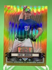 JOSH SMOKER 2008 Bowman Sterling GOLD REFRACTOR #45/50 (#BSP-JSM) - NM/MT