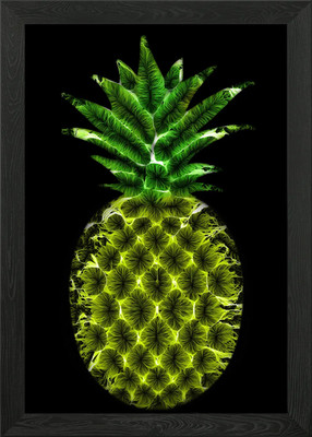 Pineapple Framed Wall Art Poster Canvas Print Picture