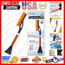 27" Aluminum Ice Scrapers for Car Windshield | Car Window Scraper and Snow Br...