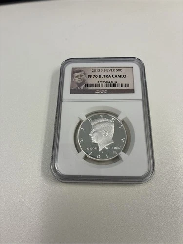 2013 S SILVER KENNEDY NGC PF70 UCAM LOW MINTAGE LOW POP SPECIAL PORTRAIT LABEL