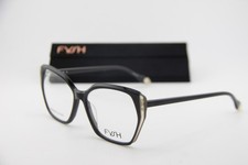 NEW FYSH 3741 S400 GLITTER BLACK GOLD ACETATE AUTHENTIC EYEGLASSES 55-15