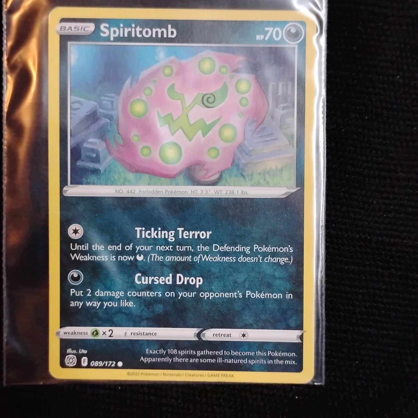 2022 Pokemon Basic Spiritomb