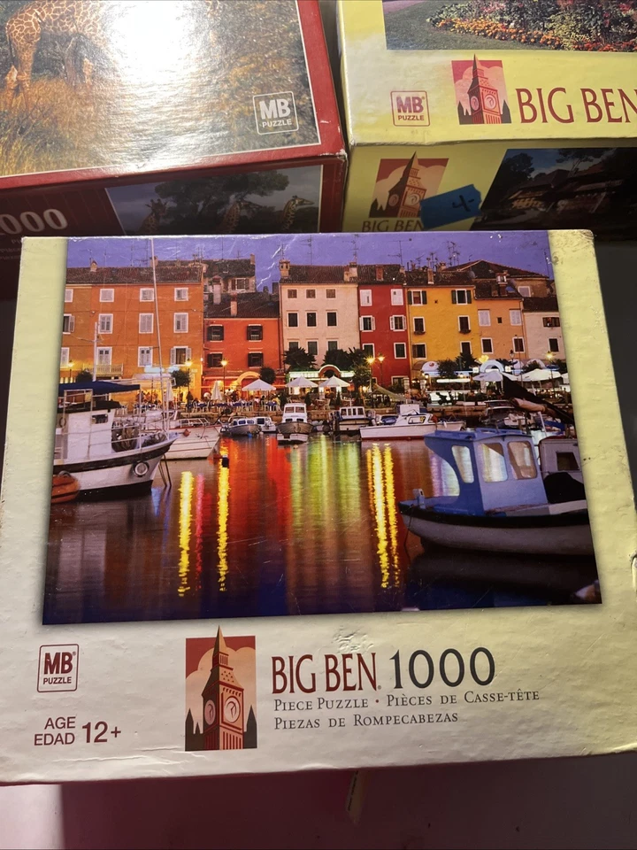 Lote de 1.000 piezas rompecabezas Big Ben África, Croacia y Suiza sellados Foto 3 de 4