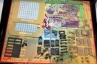 Vintage 1960s Tank Battle Board Game Milton Bradley Parts INCOMPLETE Damaged Box