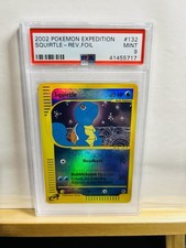 Vintage 2002 Pokemon Expedition Base Set Squirtle Reverse Foil #132 PSA 9 Rare! on eBay