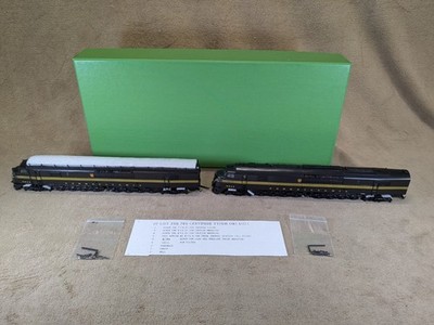 Overland Models OMI-6122.1 Train PRR Pennsylvania Centipede 2-Unit Set HO Brass